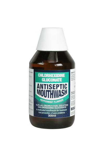 Chlorhexidine Gluconate 0.2% Peppermint Antiseptic Mouthwash (300ml)