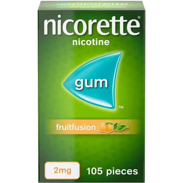Nicorette Gum 4mg Freshmint (210 Pcs) by Nicorette helps curb nicotine cravings for those aiming to quit smoking.
