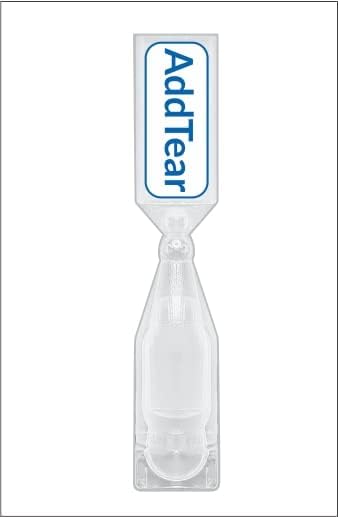 The TriOn Pharma Addtear 0.3% Eye Drops SPF Unit Dose Pack (30) includes small clear vials for effective eye care. Each single-use vial has a twist-off top and tapered design for optimal hydration and sun protection.