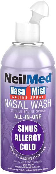 NeilMed Saline Spray Nasal Wash (All In One) 177ML