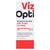 A 10ml bottle of VizOpti Dry Eyes Eyelid Mist, formulated for moderate to severe dry eyes. Contains sodium hyaluronate 0.2% for soothing, long-lasting relief and essential eye care, ideal for contact lens wearers.