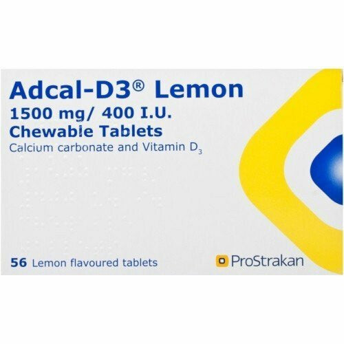 Adcal-D3 Lemon Chewable Tablets (56) – 121 Pharmacy
